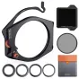 ND neitrāla blīvuma filtri - K&F Concept K&F High-End Square Bracket System, with built-in 95mm CPL, with 67/72/77/82mm adapter ring Square N SKU.1878 - ātri pasūtīt no ražotāja
