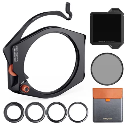 K&F Concept High-End Square Bracket System, with built-in 95mm CPL, with 67/72/77/82mm adapter ring Square N SKU.1878
