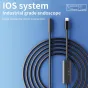 Sortimenta jaunumi - K&F Concept K&F Industrial Endoscope Inspection Camera borescope, 8 LED lights for iPhone, 8mm - 1m GW45.0053 - ātri pasūtīt no ražotāja