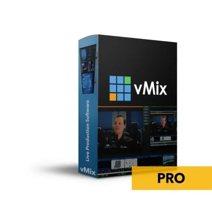 vMix Pro software PC-only (Windows) Blackmagic Design SDI and HDMI input/output cards
