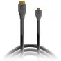 Wires, cables for video - Tether Tools HDMI micro to HDMI 2.0 (D to A) 4.6m Black CABLE TETHERPRO - quick order from manufacturer