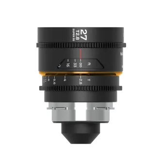 CINEMA Video Lenses - Laowa Venus Optics Nanomorph 27mm T2.8 1.5X S35 Amber lens for Arri PL/Canon EF - quick order from manufacturer