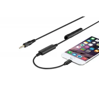 Audio vadi, adapteri - Saramonic LC-C35 audio cable - mini Jack 3.5 mm TRS / Lightning - ātri pasūtīt no ražotāja