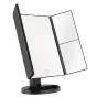 Make-up spoguļi - Humanas HS-ML04 makeup mirror with LED backlight - black - ātri pasūtīt no ražotāja