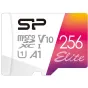 Memory Cards - Silicon Power memory card microSDXC 256GB Elite + adapter SP256GBSTXBV1V20SP - quick order from manufacturer