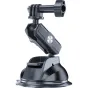 Sporta kameru aksesuāri - TELESIN Universal Suction Cup Holder with phone holder and action camera mounting TE-SUC-012 - ātri pasūtīt no ražotāja
