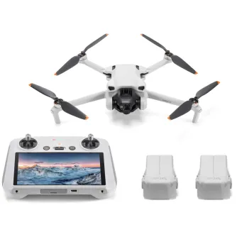 DJI Drone - DJI Mini 3 Fly More Combo with DJI RC remote w. screen - quick order from manufacturer DJI Drone - DJI Mini 3 Fly More Combo with DJI RC remote w. screen - quick order from manufacturer