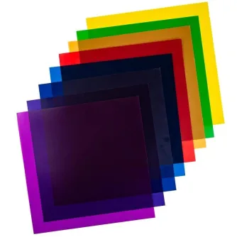 Barndoors Snoots & Grids - Caruba Universal Color Gel Set 30x30cm - quick order from manufacturer