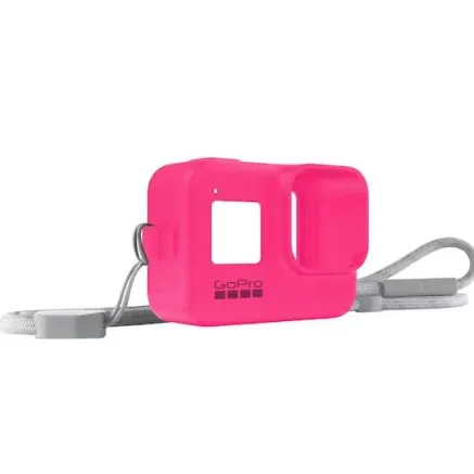 GoPro Sleeve + Lanyard Hero8 Black, pink AJSST-007