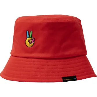 Sortimenta jaunumi - POLAROID BUCKET HAT RED 6319 - ātri pasūtīt no ražotāja