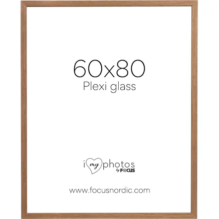 FOCUS SOUL OAK VENEER 60X80 PLEXI 120931