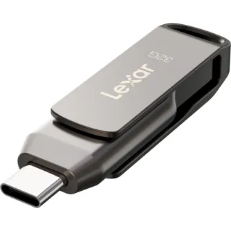 Sortimenta jaunumi - LEXAR JUMPDRIVE DUAL DRIVE D400 TYPE-C/TYPE-C & TYPE-A, UP TO 100MB/S READ (USB 3.1) 32GB LJDD400032G-BNQNG - ātri pasūtīt no ražotāja