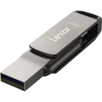 Sortimenta jaunumi - LEXAR JUMPDRIVE DUAL DRIVE D400 TYPE-C/TYPE-C & TYPE-A, UP TO 130MB/S READ (USB 3.1) 256GB LJDD400256G-BNQNG - ātri pasūtīt no ražotāja