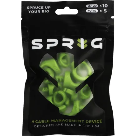 SPRIG GREEN VALUE PACK 10X 1/4 SPRIGS + 5X 3/8 BIG SPRIGS VPK-S10-B5-G