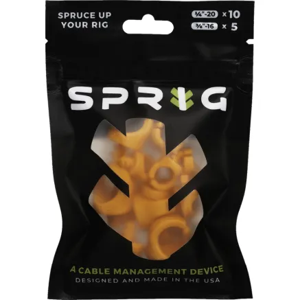 SPRIG ORANGE VALUE PACK 10X 1/4 SPRIGS + 5X 3/8 BIG SPRIGS VPK-S10-B5-O
