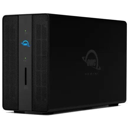 OWC GEMINI THUNDERBOLT 3 DOCK & DUAL-DRIVE RAID EXTERNAL STORAGE W/3.5 SATA HDD (16TB X 2) 32TB OWCTB3GM000H32