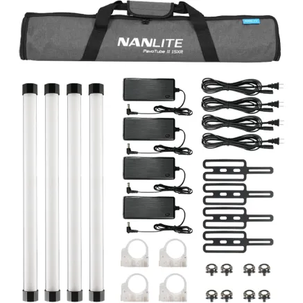 NANLITE PAVOTUBE II 15XR 4KIT LED TUBE LIGHT 15-2028-4KIT