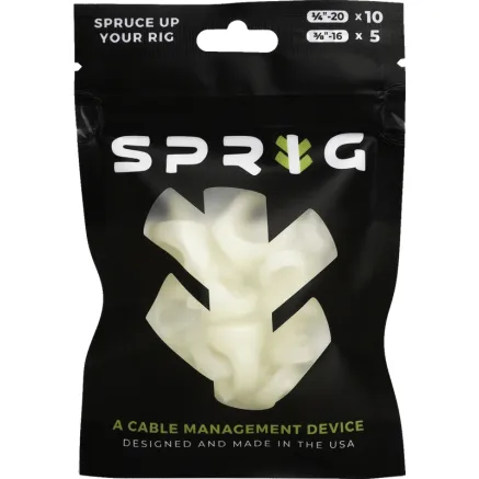 SPRIG GLOW IN THE DARK VALUE PACK 10X 1/4 SPRIGS + 5X 3/8 BIG SPRIGS VPK-S10-B5-GLO