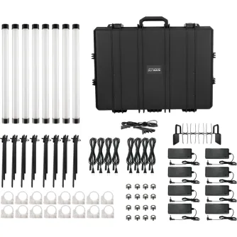 LED Gaismas nūjas - NANLITE PAVOTUBE II 15XR 8KIT LED TUBE LIGHT 15-2028-8KIT - ātri pasūtīt no ražotāja