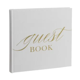 Sortimenta jaunumi - FOCUS BASE LINE CANVAS ALBUM 20X20 GUESTBOOK WHITE 124075 - ātri pasūtīt no ražotāja