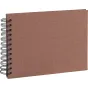 Discontinued - FOCUS BASE LINE CANVAS WIRE-O 23X17 ORANGE LIMITED ED. 124080