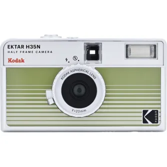 Film Cameras - KODAK EKTAR H35N CAMERA STRIPED GREEN RK0303 - buy today in Master Foto store and with delivery Best choise selected by experts