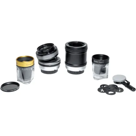LENSBABY TWIST 60 + DOUBLE GLASS II OPTIC SWAP KIT FOR CANON EF MOUNT LBT60DGIIOSKC