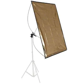 Atstarotāju paneļi - walimex Reflector Panel silver/gold, 70x100cm - ātri pasūtīt no ražotāja