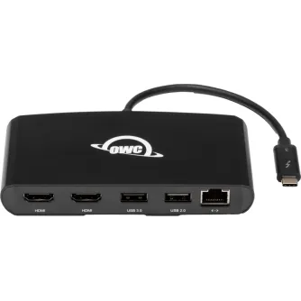 Sortimenta jaunumi - OWC DOCK THUNDERBOLT 3 MINI-DOCK - 5 PORT, 2 X HDMI, FEAT. 2 X HDMI 4K60, USB 3, USB 2, 1GB NETWORK OWCTB3MDK5P - ātri pasūtīt no ražotāja