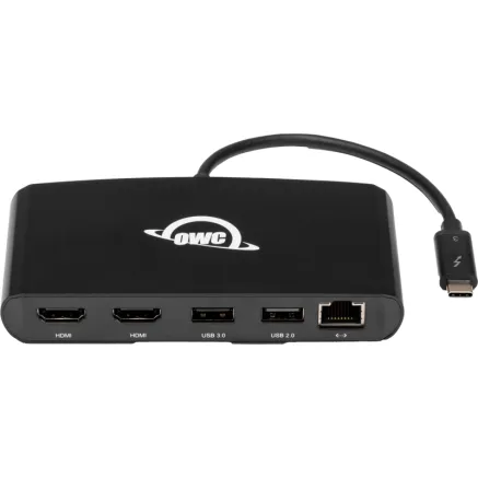 OWC DOCK THUNDERBOLT 3 MINI-DOCK - 5 PORT, 2 X HDMI, FEAT. 2 X HDMI 4K60, USB 