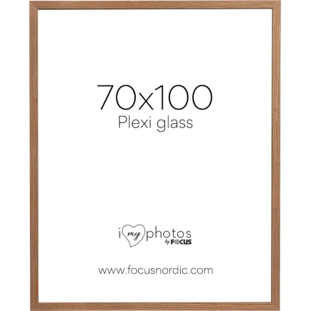 FOCUS SOUL OAK VENEER 70X100 PLEXI 120932