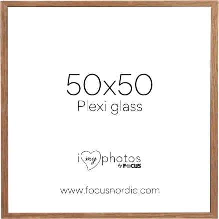 FOCUS SOUL OAK VENEER 50X50 PLEXI 120926