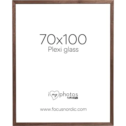 FOCUS SOUL WALNUT VENEER 70X100 PLEXI 120957