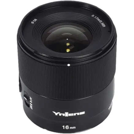 Yongnuo YN 16 mm f/1.8 DA DSM lens for Sony E