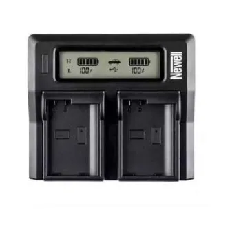 Kameras bateriju lādētāji - Newell LCD dual-channel charger with power bank and SD card reader for EN-EL15 batteries for Nikon - ātri pasūtīt no ražotāja