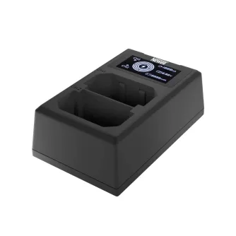 Kameras bateriju lādētāji - Newell LCD dual-channel charger with power bank and SD card reader for NP-W126 batteries for Fujifilm - ātri pasūtīt no ražotāja