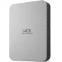 LaCie external hard drive 5TB Mobile Drive USB-C (2022), moon silver STLP5000400