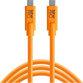 Data Cables - Tether Tools USB-C to USB-C 90 cm Orange TetherPro CUC03-ORG - quick order from manufacturer