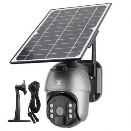 K&F Concept 4G solar security camera System Wireless LTE cctv solar camera PIR Motion Detection 2-Way Audio KF50.0017EU
