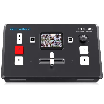 FEELWORLD L1 PLUS Multi-Camera Video Mixer Switcher 4K HDMI
