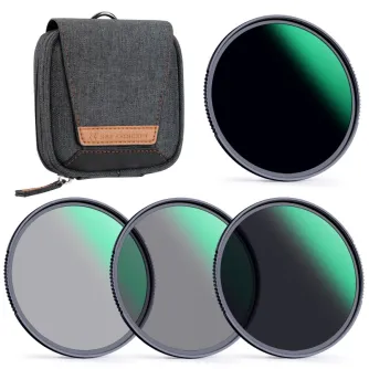 ND neitrāla blīvuma filtri - K&F Concept K&F 77MM Nano-X sērija, ar zaļu pārklājumu, ND4 ND8 ND64 ND64 ND1000 filtru komplekts SKU.1635 - ātri pasūtīt no ražotāja