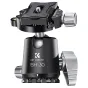Discontinued - K&F Concept Metal 30mm Tripod Ball Head, 295g Weight, CNC process with die casting holder, Black and Gray, 3 KF31.058