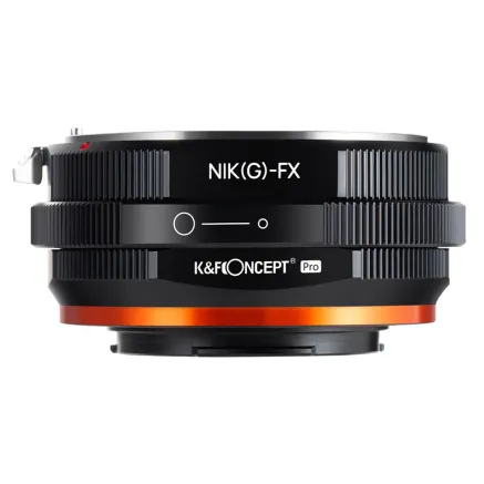 K&F Concept Nikon NIK(G)-FX PRO high precision lens adapter (orange) M18115 Lens Adapter KF06.443