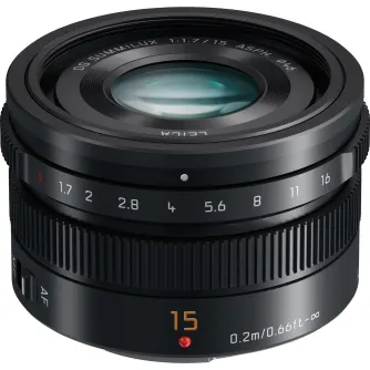 Sortimenta jaunumi - Panasonic Leica DG Summilux 15mm/F1,7 (Black) H-X015E-K - ātri pasūtīt no ražotāja