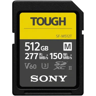 Sortimenta jaunumi - Sony memory card SDXC 512GB M Tough UHS-II U3 V60 SFM512T.SYM - ātri pasūtīt no ražotāja