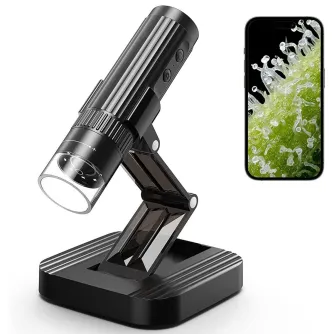 K&F Concept K&F Wireless WiFi microscope, handheld USB HD inspection camera, 50x-1000x magnification, with folda GW45.0050
