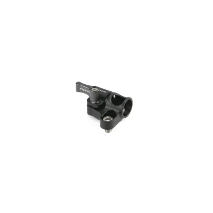 Tilta 15mm Rod Holder to Dual 1/4-20 Adapter - Black TA-15RH-D1420-B