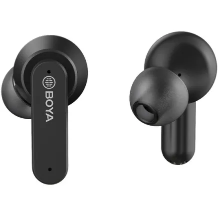 Boya wireless headset True Wireless BY-AP4, black BY-AP4-B