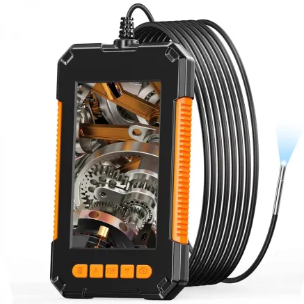 K&F Concept Industrial Endoscope Camera 4.3 HD Screen 1080P with LED Lights 3,9mm/2m GW45.0023