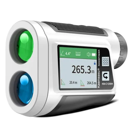 K&F Concept KM-C1200H Golf Rangefinder with Lcd, High Precision 1200m Rechargeable Laser Hunting Rangefinder GW56.0005